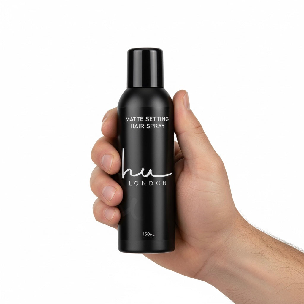 Matte setting spray